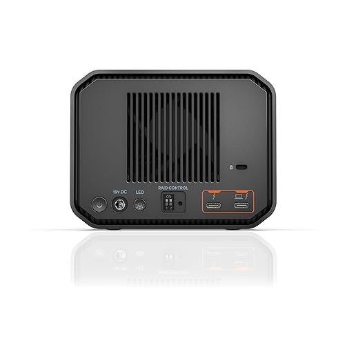 SanDisk Professional 36TB G-RAID Project 2 - External Hard Drive HDD, Thunderbolt 3, USB (10Gbps), 7200RPM Ultrastar Hard Drive, Up to 510MB/s Read - SDPHK2H-036T-NBAAD