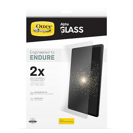 OtterBox Alpha Glass Screen Protector for iPad Air (4th & 5th Gen) - CLEAR (GEN 2) Alpha Glass (Gen 2)