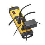 Eaton Tripp Lite Series 8-Outlet Industrial Heavy Duty Power Strip Safety Surge Protector - 2 USB-A Ports, 25 ft. Cord, 1960 Joules, Metal Housing