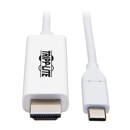 Tripp Lite Tripp-lite U444-003-h4k6we Usb C Hdmi Adapter Cable M/m White 3ft