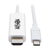 Tripp Lite Tripp-lite U444-003-h4k6we Usb C Hdmi Adapter Cable M/m White 3ft