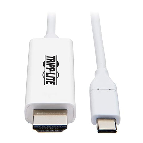 Tripp Lite Tripp-lite U444-003-h4k6we Usb C Hdmi Adapter Cable M/m White 3ft