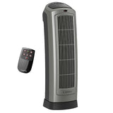 Lasko 5538 Ceramic Tower Heater with Remote Control, 8.5l x 7.25w x 23h