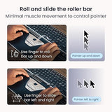 Contour Design RollerMouse Red Plus Wired Eco Optical Computer Mouse - Ergonomic Design for Optimal Efficiency - PC or Mac Compatible Ergonomic Mouse - 10-Speed Adjustable Ambidextrous Plug in Mouse