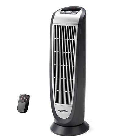 Lasko Products 5160 Ceramic Tower Heater with Remote Control Black 5160