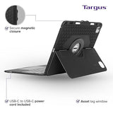 Targus VersaVu Bluetooth Keyboard Case for iPad Pro 13-inch (M4) – 360 Degree Rotation, Backlit Keys, Multi-Touch Trackpad, Drop Protection, Stylus Holder - THZ989US