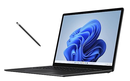 Microsoft Surface Laptop 4, 15" Touchsceen, AMD Ryzen 7-4980U, 8-Core, AMD Radeon RX Vega 11 Graphics, Backlit, 8GB DDR4 RAM, 1TB PCIe SSD, Windows 11, Matte Black, with MTC Stylus Pen 8GB RAM | 1TB SSD Black