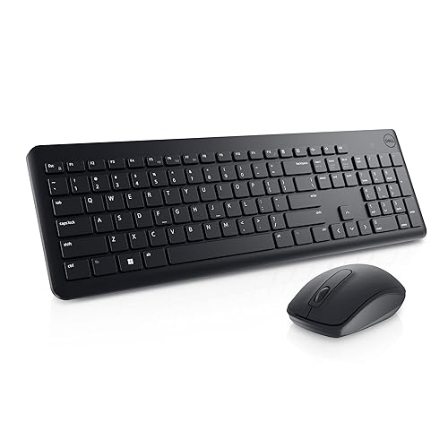 Dell KM3322W Keyboard and Mouse - Black KM3322W Black