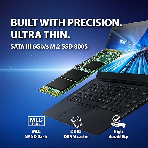 TRANSCEND TS128GMTS800S 128GB SATA III 6Gb/s MTS800 80 mm M.2 Solid State Drive 128 GB MTS800S