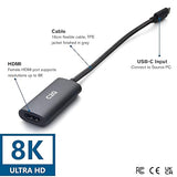 C2G USB-C® to HDMI® Video Adapter - Super Ultra High Definition (SUHD) USB C to HDMI® 8K 60Hz 4320p