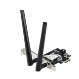 ASUS BE6500 Tri Band PCI-E WiFi 7 (802.11be). Bluetooth 5.4, WPA3 Network Security, OFDMA and MU-MIMO, Multi-Link Operation