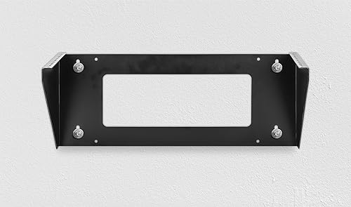 Intellinet 4U Vertical Wall Mount Rack Bracket – for 19in Network and Data Equipment – 3 Yr Mfg Warranty - 716369