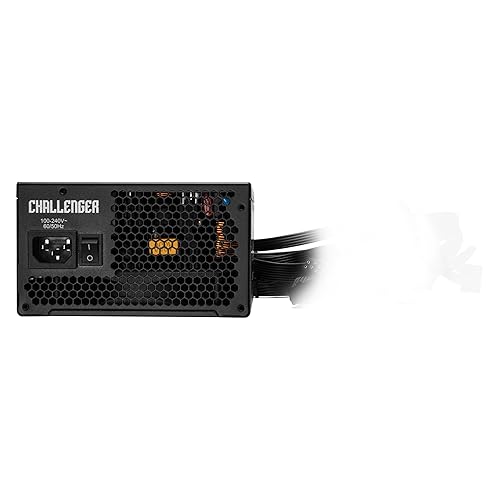 ASRock Chanllenger Power Supply 750W ATX 2.52 120mm Golf Blade Fan 5 Years Warranty CL-750B 80 Plus Bronze Certified Non-Modular PCIe5.1 12V-2x6 Cable Bronze Chanllenger 750W