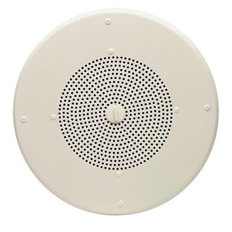 Valcom VC-1060A Round 8in. In. Inch Talk-back Analog Ceiling Speaker White