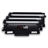 Premium Tone 3-Pack Replacement for Brother TN450 TN-450 - Black Toner