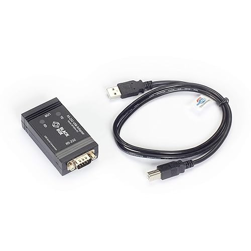 Black Box USB to RS232 Opto-Isolated Converter - - USB - TAA Compliant
