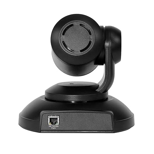Vaddio EasyIP 10 PoE Powered and 1080p/60 Full PTZ Camera, Black