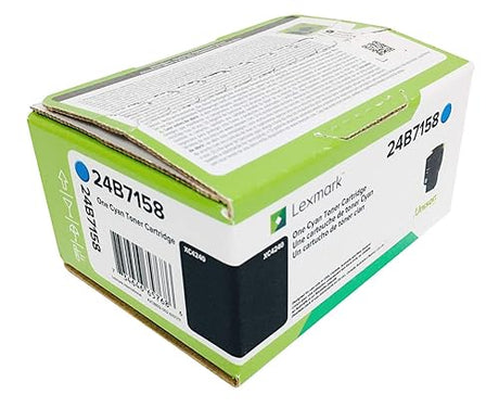 Lexmark 24B7158 XC4240 Toner Cartridge (Cyan) in Retail Packaging