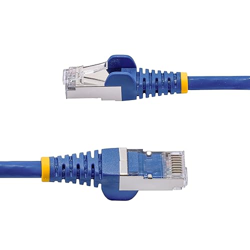 StarTech.com 10ft Blue CAT8 Ethernet Cable, Snagless RJ45, 25G/40G, 2000MHz, 100W PoE++, S/FTP, 26AWG Pure Bare Copper, LSZH