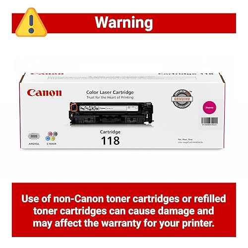 Canon Genuine Toner Cartridge 118 Magenta