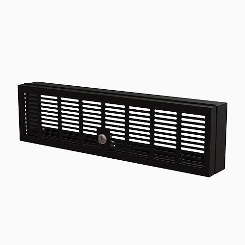 StarTech.com 3U Rack Mount Security Cover - Hinged Locking Rack Panel/Cage/Door for Physical Security/Access Control of 19" Server Rack & Network Cabinet - Assembled w/Mounting Hardware (RKSECLK3U)