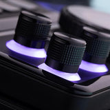 Cooler Master MasterHUB 3xKnob Module: Freeform 2.0 Modular Platform - Precision Control with Customizable Knobs and RGB LEDs for Effortless Fine-Tuning of Creative Apps and Lighting MasterHUB Knob Module