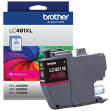 Brother Genuine LC401XLMS High Yield Magenta Printer Ink Cartridge