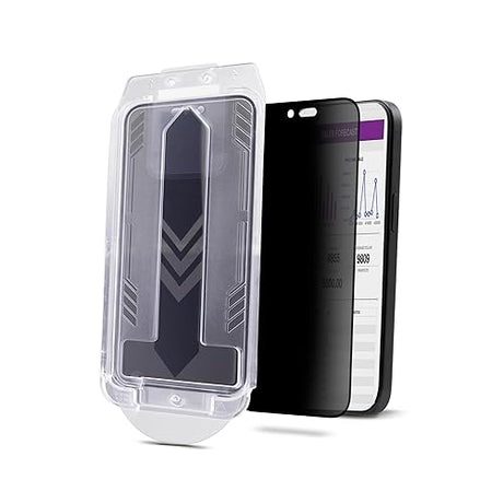 StarTech.com 4-Way 360 Privacy Screen for iPhone 16, Portrait/Landscape, Touch-Enabled, Tempered Glass Protector, 4Way Filter, TAA