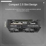 ASUS Dual Radeon™ RX 9060 XT 16GB GDDR6 Graphics Card (PCIe 5.0, HDMI 2.1b, DisplayPort 2.1a, 2.5-Slot Design, Axial-tech Fan Design, 0dB Technology, and More)