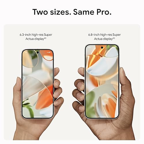 Google Pixel 9 Pro XL - Unlocked Android Smartphone with Gemini, Triple Rear Camera System, 24-Hour Battery, and 6.8 Super Actua Display - Hazel - 256 GB Hazel 256GB Pixel 9 Pro XL (Phone Only)