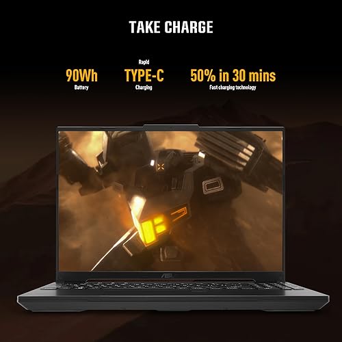 ASUS TUF Gaming A16 (2023) Gaming Laptop, 16” FHD+ 165Hz, 100% SRGB Display, AMDRadeonRX7600S, AMD Ryzen 7 7435HS, 16GB DDR5, 1TB PCIe 4.0 SSD, Wi-Fi 6, Windows 11, FA617NSR-DS71-CA