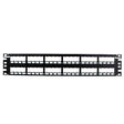 Panduit CP48BLY 48-Port Flat Patch Panel, Black