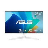 ASUS Eye Care 23.8” 1080P Gaming Monitor (VY249HF-W) – Full HD, IPS, 100Hz, IPS, SmoothMotion, 1ms, Adaptive Sync, Eye Care Plus Technology, Blue Light Filter, Flicker Free, 3 yr Warranty