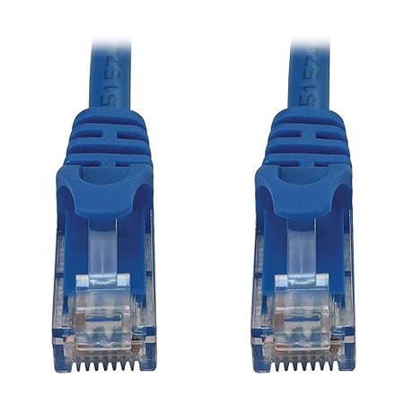 Tripp Lite Cat6a 10G Ethernet Cable, Snagless Molded UTP Network Patch Cable (RJ45 M/M), Blue, 25 Feet / 0.6 Meters, Manufacturer's Warranty (N261-025-BL)