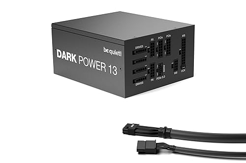 be quiet! Dark Power 13 850W Quiet Performance Power Supply | 80 Plus Titanium Efficiency | ATX 3.0 | PCIe 5 | Modular | BN660