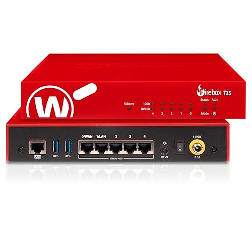 WatchGuard Firebox T25 with 5-yr Basic Security Suite (WGT25035)