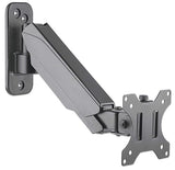 Universal Gas Spring Monitor Wall Mount Single Gas-Spring Arm, Supports One 17 to 32 TV or Monitor Up to 8 Kg (17.64 lbs.) Model Number 461603
