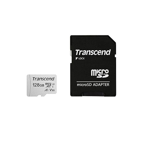 Transcend 128GB UHS-I U3 microSD with Adapte, Read 95MB/s Write 45MB/s (TS128GUSD300S-A)