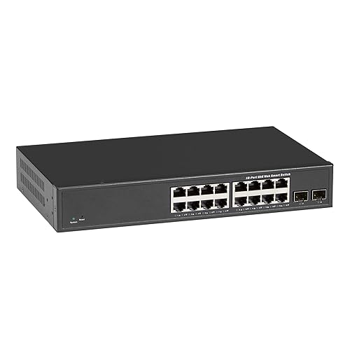 Black Box Network Services 18 Port GIGABIT Switch Web Smart