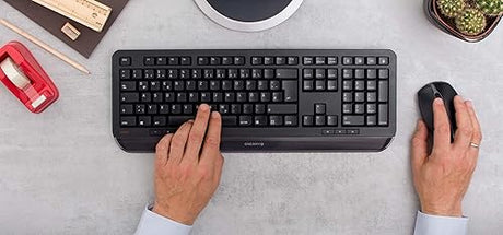 Cherry Desktop GENTIX [EU/US] Wireless black US-Englisch mit EURO Symbol