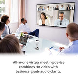 j5create 360 Degree All Around Meeting Webcam - 1080P HD Video Conference Camera with High Fidelity Microphone, USB-C | for Video Conferencing, Online Classes (JVCU360)