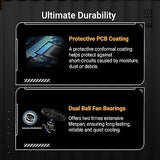 ASUS TUF Gaming Radeon RX 9060 XT 16GB GDDR6 OC Edition Gaming Graphics Card (PCIe® 5.0, HDMI/DP 2.1, 2.5-Slot, Military-Grade Components, Protective PCB Coating, Dual BIOS, axial-tech Fans) TUF Gaming RX9060XT|16GB