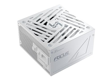Seasonic Focus GX-850 White ATX3, 850W 80+ Gold Full-Modular, Fan Control in Fanless, Silent, Cooling Mode, 10 Year Warranty, Power Supply for Gaming and Various Application, SRP-FGX851-A5A32SF. Focus Gold 850W White