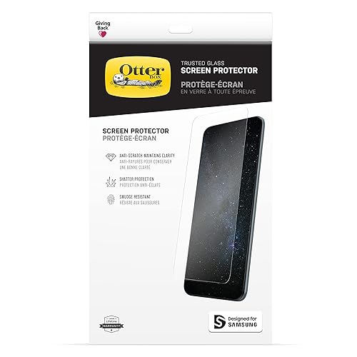 OtterBox TRUSTED GLASS Screen Protector for Galaxy S21 5G (Only) - CLEAR (GEN 2) Trusted Glass (Gen 2) Clear