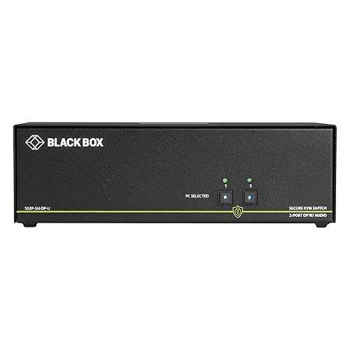 NIAP 3.0 KVM Switch, Single-Head, DisplayPort, 4K, 2-PT, Secure