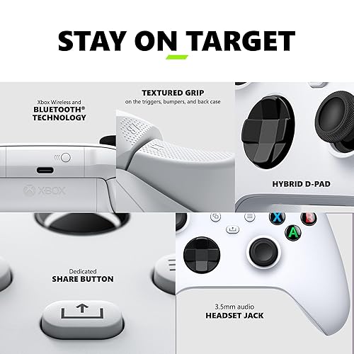 Xbox Wireless Gaming Controller (2025) – Robot White – Play on Xbox, Windows, Android, iOS, FireTV Sticks, Smart TVs, VR Headsets Controller Robot White