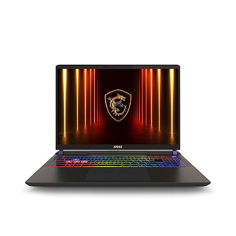 MSI Vector 16 HX AI A2XWHG-060US 16 QHD+ 240Hz Gaming Laptop, Intel Core Ultra9-275HX, RTX 5070Ti, 32GB DDR5, 2TB NVMe SSD, Windows 11 PRO