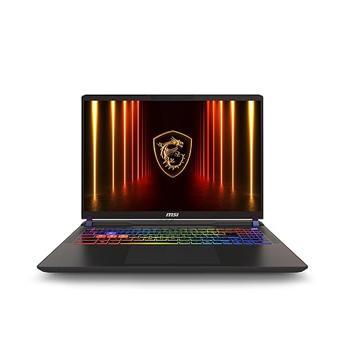 MSI Vector 16 HX AI A2XWHG-060US 16 QHD+ 240Hz Gaming Laptop, Intel Core Ultra9-275HX, RTX 5070Ti, 32GB DDR5, 2TB NVMe SSD, Windows 11 PRO