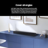 SAMSUNG S60D 5.0ch Soundbar w/Wireless Dolby Atmos Audio, All-in-One Design, Q-Symphony, SpaceFit Sound Pro, Adaptive Sound, Game Mode Pro with Alexa Built-in, HW-S60D/ZA HW-S60D Soundbar