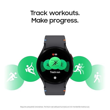 Samsung Galaxy Watch FE 40mm Bluetooth AI Smartwatch w/Fitness Tracking, BIA Sensor, Personalized HR Zones, Heart Rate Tracker, Sleep Monitor, 2024, Black [US Version, 1Yr Manufacturer Warranty] Bluetooth Black